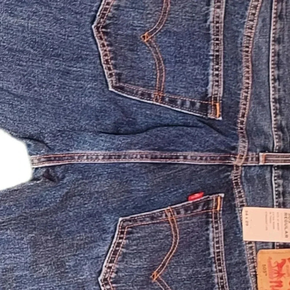 Levis Strauss & Co. 505 Regular Mens Jeans W34 L29 NWT - Picture 4 of 13